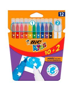 12 BIC KIDS MAGIC 10+2 FELT-TIP PENS