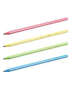 BLACK PENCIL EVOLUTION STRIPES BIC 646 STRIPES WITHOUT ERASURE