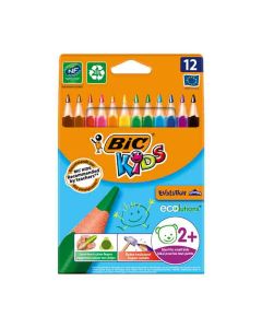 BIC EVOLUTION TRIANGLE COLORING PENCIL 12 PENCILS