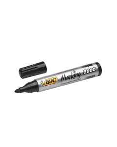 BIC 2000 BLACK PERMANENT MARKER BULLET TIP