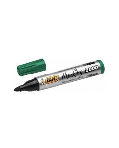 BIC 2000 GREEN PERMANENT MARKER BULLET TIP