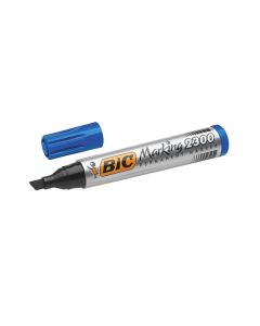 BIC 2300 BLUE PERMANENT MARKER WITH BULLET TIP