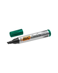 BIC 2300 GREEN PERMANENT MARKER BULLET TIP