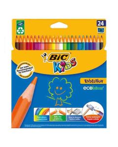 BIC EVOLUTION ECOLUTIONS 24 GM COLORING PENCIL