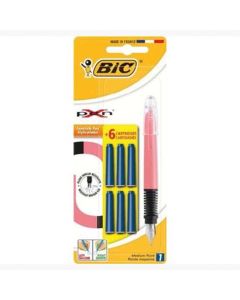 X PEN FOUNTAIN PEN + 6 REFILLS