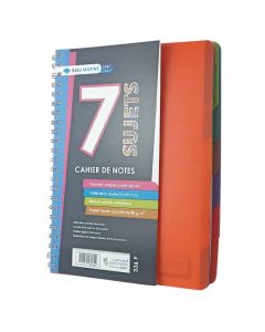 REGISTER 7 SUBJECTS 336P 80G A4 BLEU MARINE REF 7274