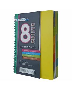 REGISTER 8 SUJETS 384P 80G A4 BLEU MERINE REF 7319