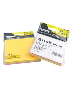 POST-IT 76/76 MM COULEURS PREMIUM