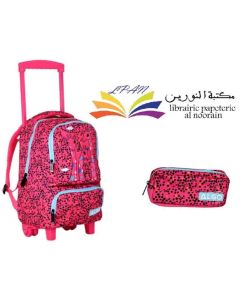ALGO 16" 2-PIECE WHEELED SCHOOLBAG REF 231601-TB