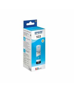 BOUTEILLE D'ENCRE EPSON 103 BLEU REF: C13T00S24A