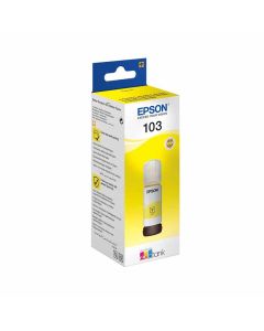 BOUTEILLE D'ENCRE EPSON 103 JAUNE REF: C13T00S44A