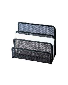 PORTE ENVELOPPE METAL NOIR
