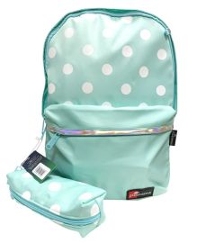 SAC A DOS 17 JASMINESTAR 2 POCHES + TROUSSE VERT