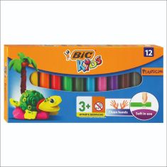 PATE MODELER BIC KIDS 12 COULEURS