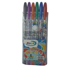 POUCH OF 6 COOL BRILLANT PENS REF COOL 1299