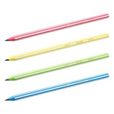 BLACK PENCIL EVOLUTION STRIPES BIC 646 STRIPES WITHOUT ERASURE