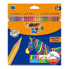 BIC EVOLUTION STRIPES 24 GM COLORING PENCIL