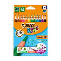 BIC EVOLUTION TRIANGLE COLORING PENCIL 12 PENCILS