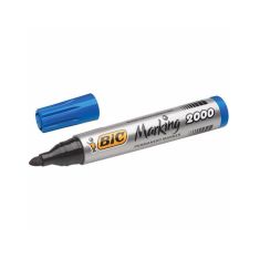 BIC 2000 BLUE PERMANENT MARKER WITH OBVIOUS FIST