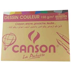 CANSON COLOR CONSON PAPER POCKET 24X32 180G