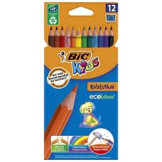 BIC KIDS EVOLUTION 12 GM COLORING PENCIL