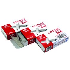 BOX OF STAPLES 24/6 ACCORD REF TC0090