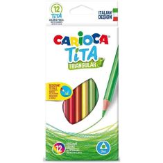 12GM CARIOCA TITA TRIANGULAR COLORED PENCIL REF 42786