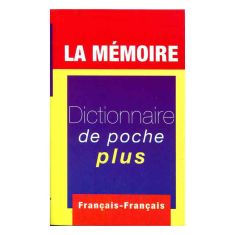 POCKET DICTIONARY LA MEMOIRE - EDISOFT