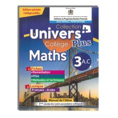 UNIVERS PLUS - MATHS 3 A.C 