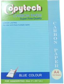 PAPIER CARBON A4 BLEU